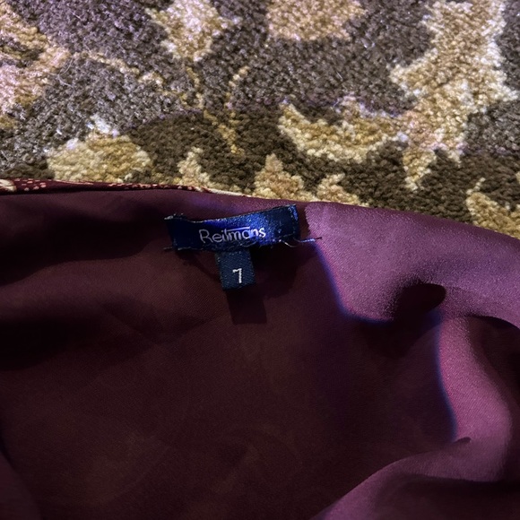 Hippie 60s style vintage patterned dress with ruffled sleeves - Picture 7 of 8